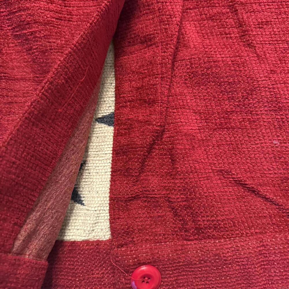 Coldwater Creek Red and white USA flag corduroy jacket - Picture 3 of 5